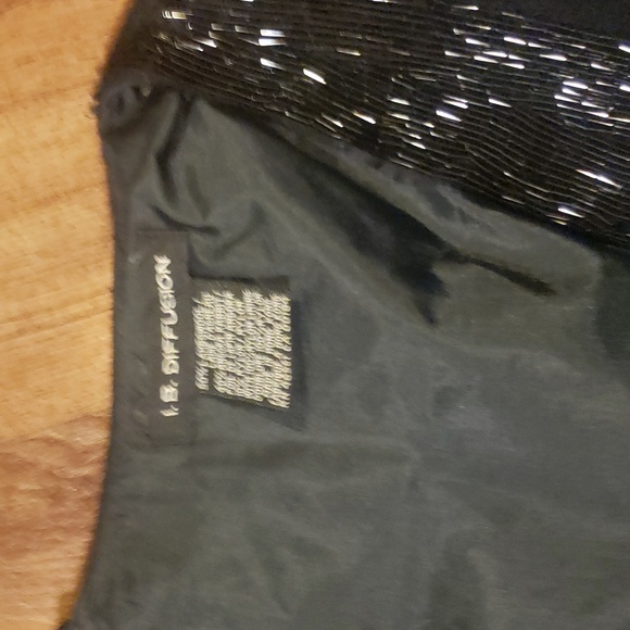 I.B.Diffuson black beaded sweater size Small - Picture 7 of 7